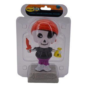 Large Solar Dancing Pirate Skeleton, 6 in tall, Bo